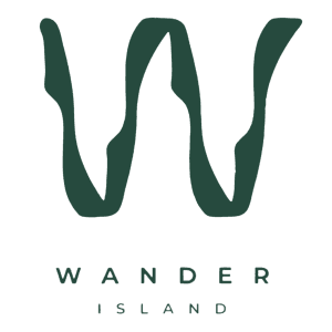 Wander Island logo groen